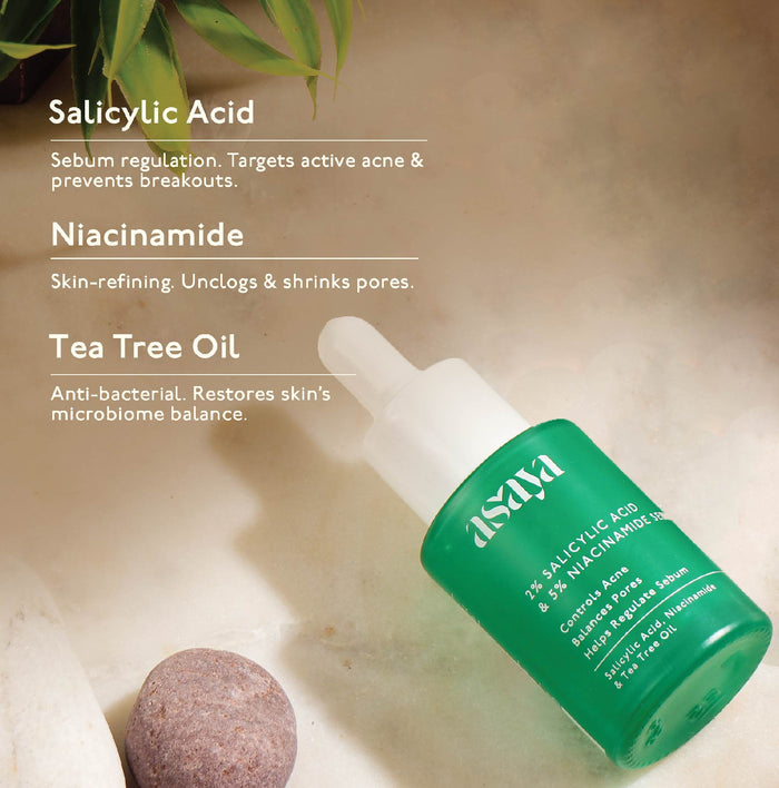 2% Salicylic Acid & 5% Niacinamide Serum - Reduce Open Pores, Blackheads & Whiteheads