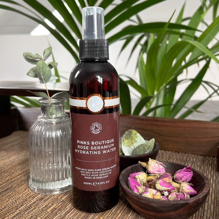 200ml Rose and Geranium Organic Flower Water