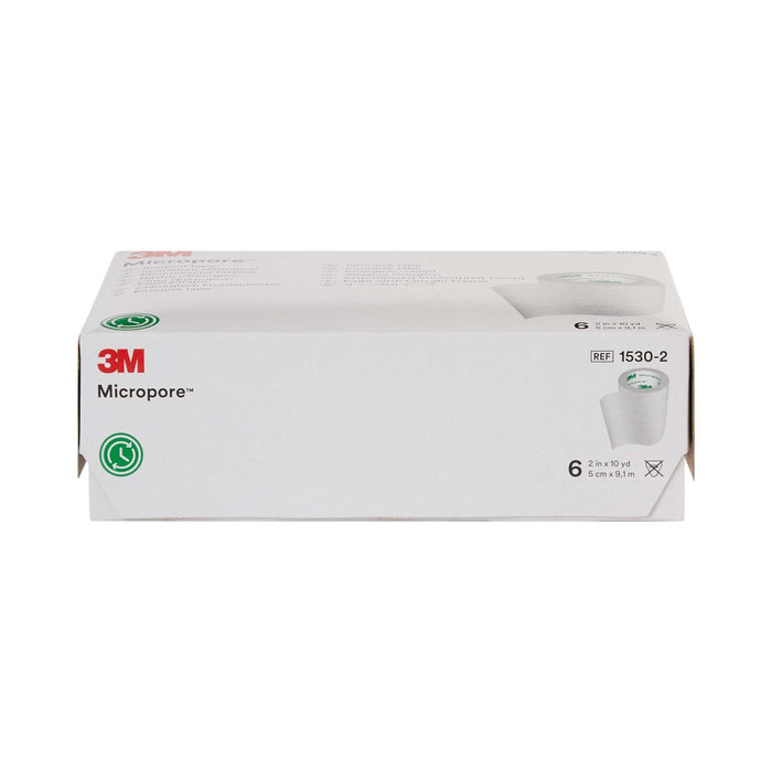 3M Micropore Paper Medical Tape, 2 Inch x 10 Yard, White