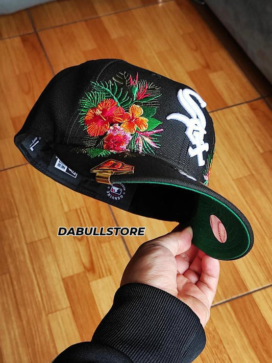 59FIFTY Chicago White Sox floral Black New Era