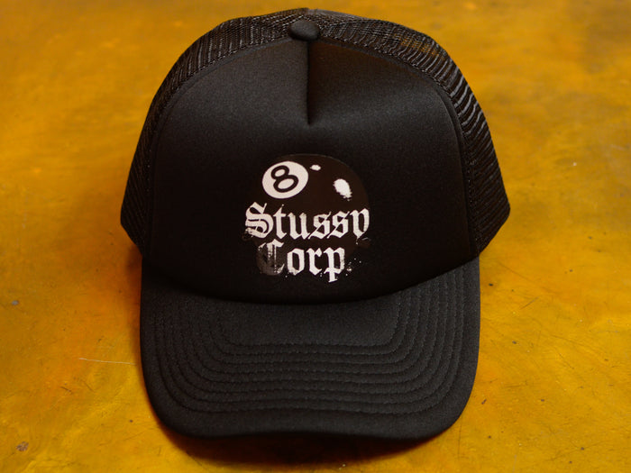 8 Ball Corp Trucker Cap - Black