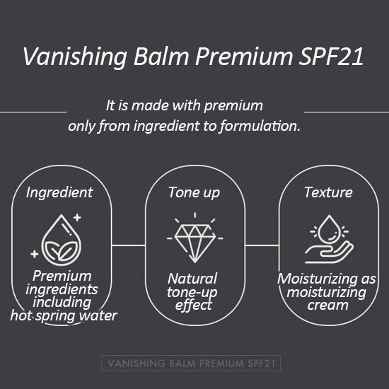 [9wishes] VB Vanishing Balm Premium SPF 21 50ml 9wishes
