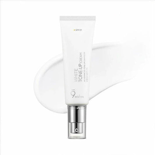 [9wishes] Vegan White Tone Up Cream SPF 21 50ml - Ballagrio
