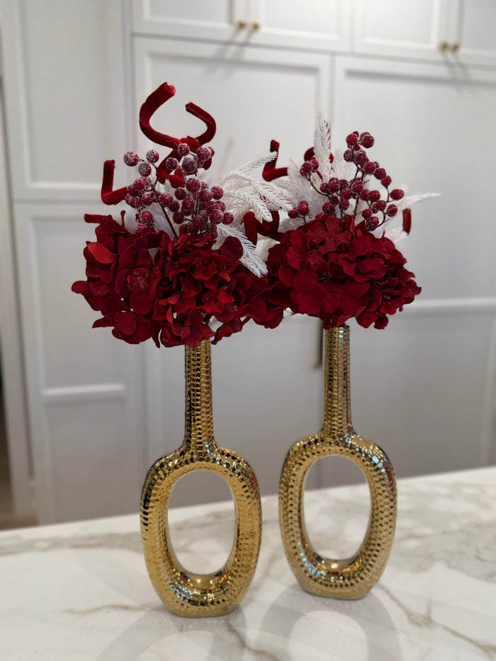 Open Gold Vase
