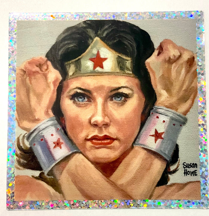 Susan Howe - Wonder Woman Stickers