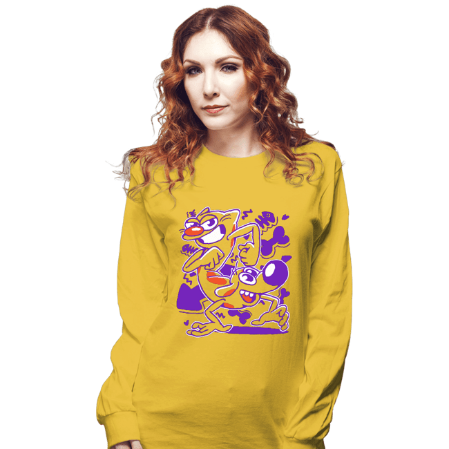 Long Sleeve Shirts, Unisex / Small / Gold