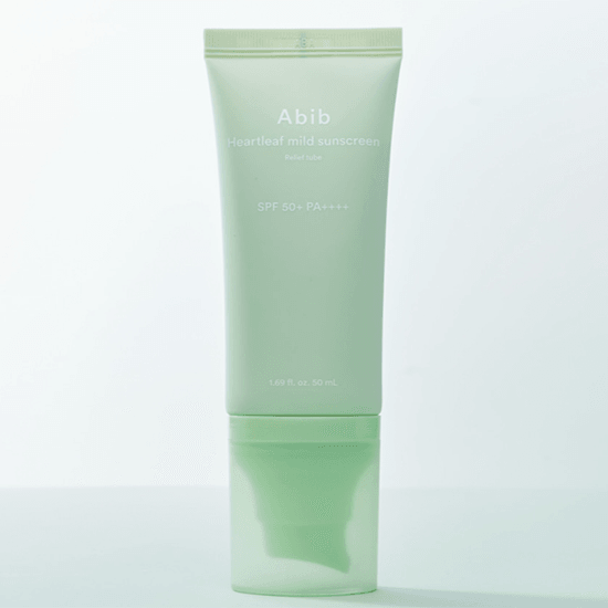[Abib] Heartleaf Mild Sunscreen Relief Tube SPF 50+ PA++++ 50ml - Ballagrio