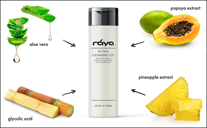 ACTIVE CLEANSING GEL (G-107) RAYA SPA - rayaspa