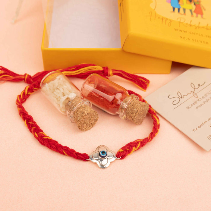Adya Evil Eye Blossom Rakhi