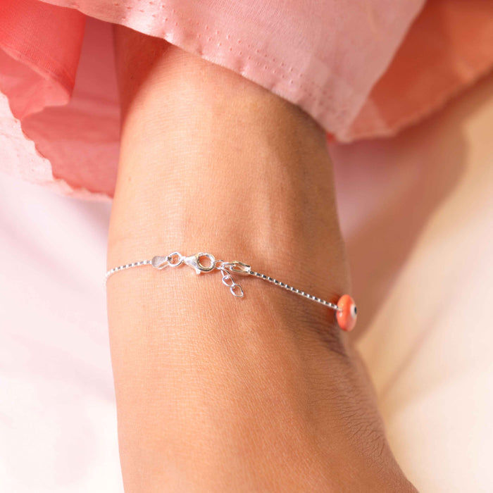 Adya Soft Evil Eye Anklet