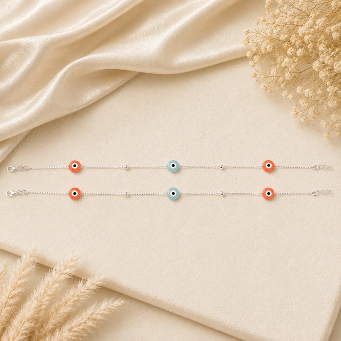 Adya Soft Evil Eye Anklet