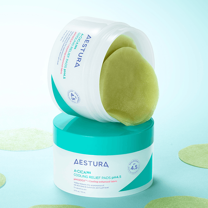 [AESTURA] A-Cica 365 Cooling Relief Pads pH 4.5 110ml 60EA - Ballagrio