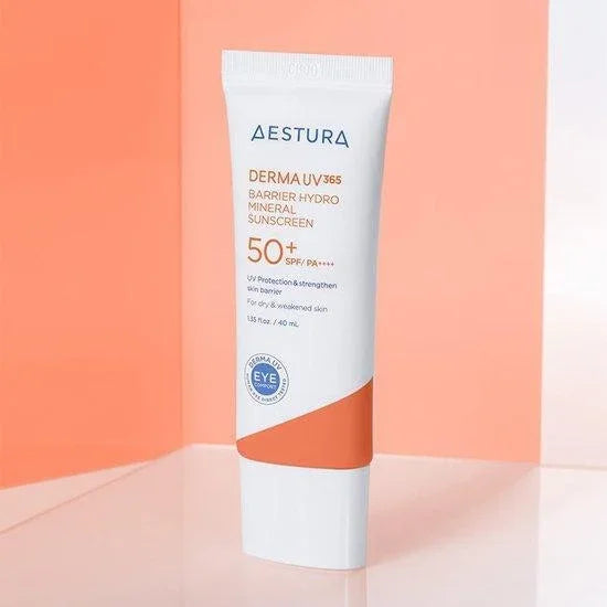 [AESTURA] Derma UV 365 Barrier Hydro Mineral Sunscreen SPF 50+ PA++++ 40ml - Ballagrio