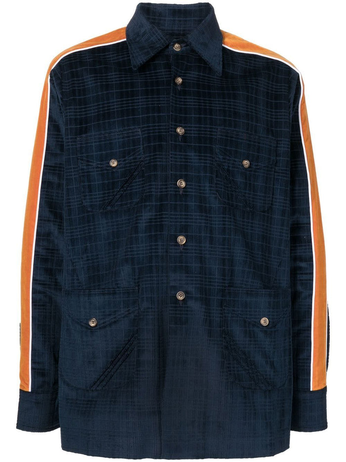 AHLUWALIA Bnaebi Jacket Navy - MAISONDEFASHION.COM
