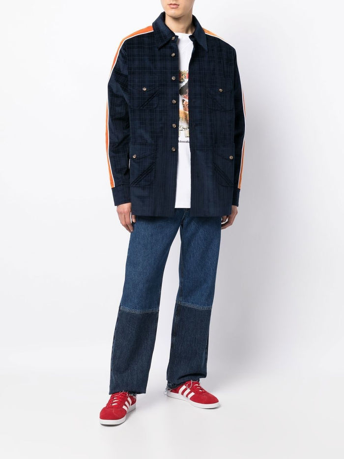 AHLUWALIA Bnaebi Jacket Navy - MAISONDEFASHION.COM