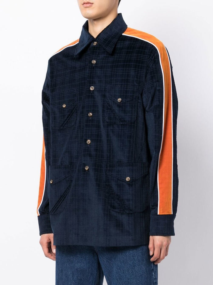 AHLUWALIA Bnaebi Jacket Navy - MAISONDEFASHION.COM