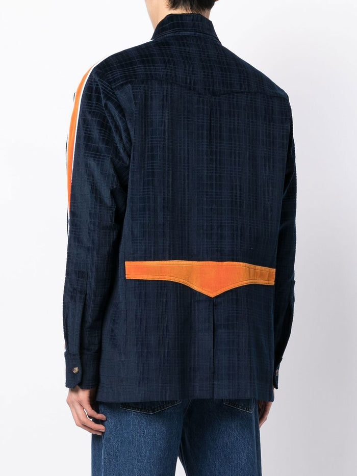 AHLUWALIA Bnaebi Jacket Navy - MAISONDEFASHION.COM