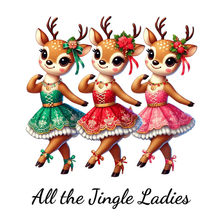 All the Jingle Ladies 🦌 🎅 Unisex Fleece Sweatshirt ✨ - Whippie's
