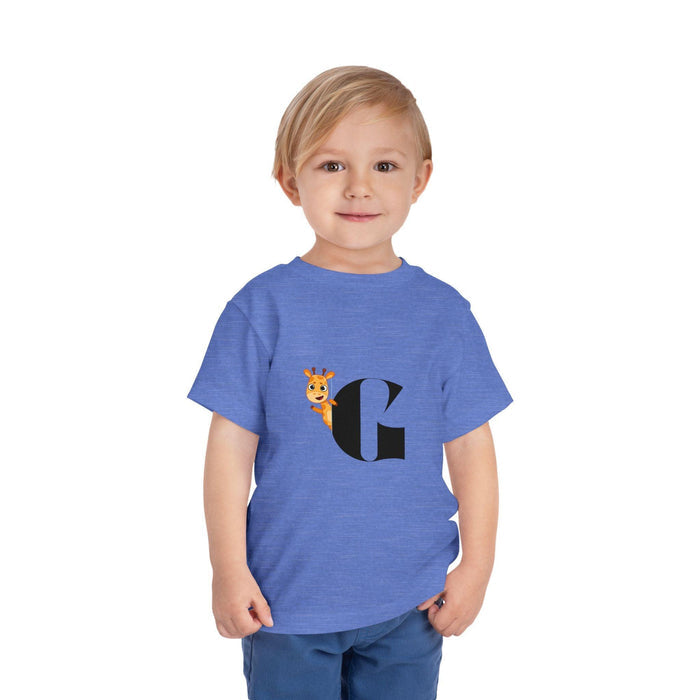 Alphabet Adventures: Letter G - Giraffe Toddler T-shirt - Whippie's