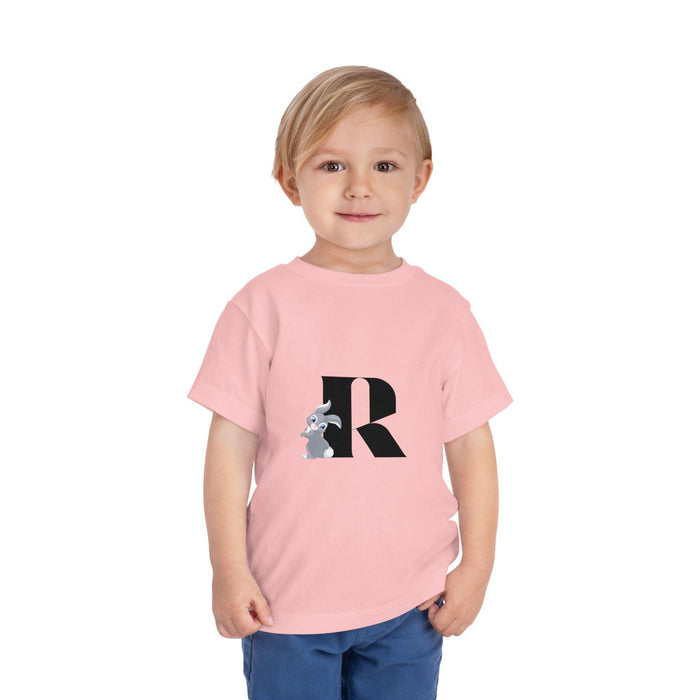 Alphabet Adventures: Letter R - Rabbit Toddler T-shirt - Whippie's