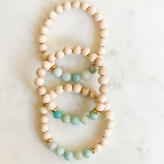 Amazonite Press Pause Bracelet