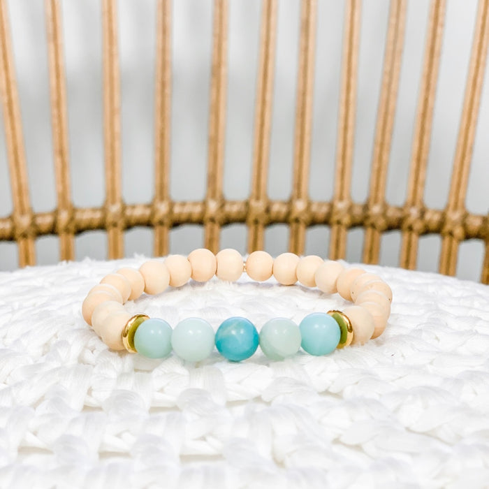 Amazonite Press Pause Bracelet