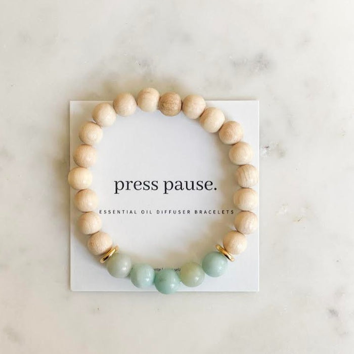 Amazonite Press Pause Bracelet