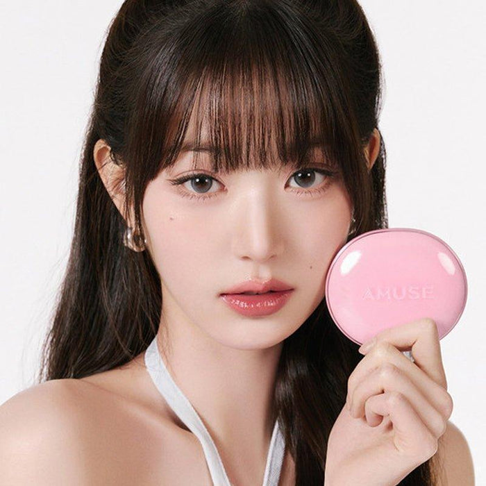 [AMUSE] Dew Power Vegan Cushion with Refill SPF 50+ PA++++ 15g+15g - Ballagrio