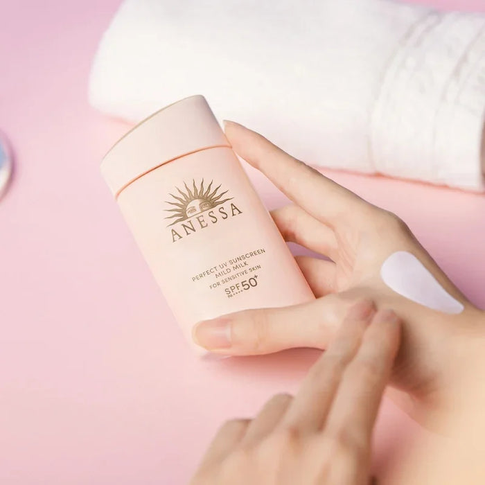 [ANESSA] Perfect UV Sunscreen Mild Milk SPF 50+ PA++++ 60ml - Ballagrio