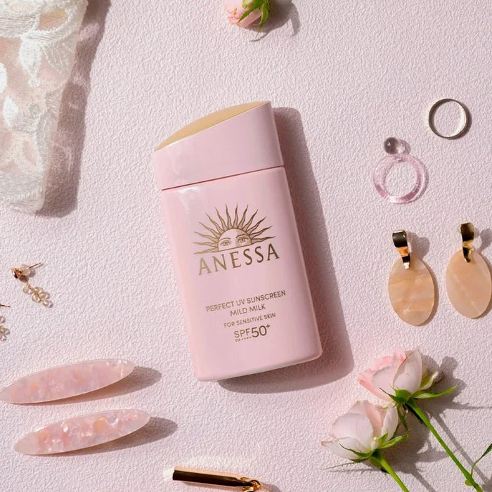 [ANESSA] Perfect UV Sunscreen Mild Milk SPF 50+ PA++++ 60ml - Ballagrio
