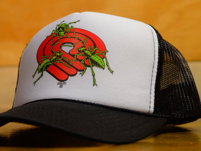 Ants Trucker Cap - Black / White