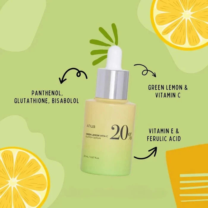 Anua | Green Lemon Vita C Blemish Serum - skin28