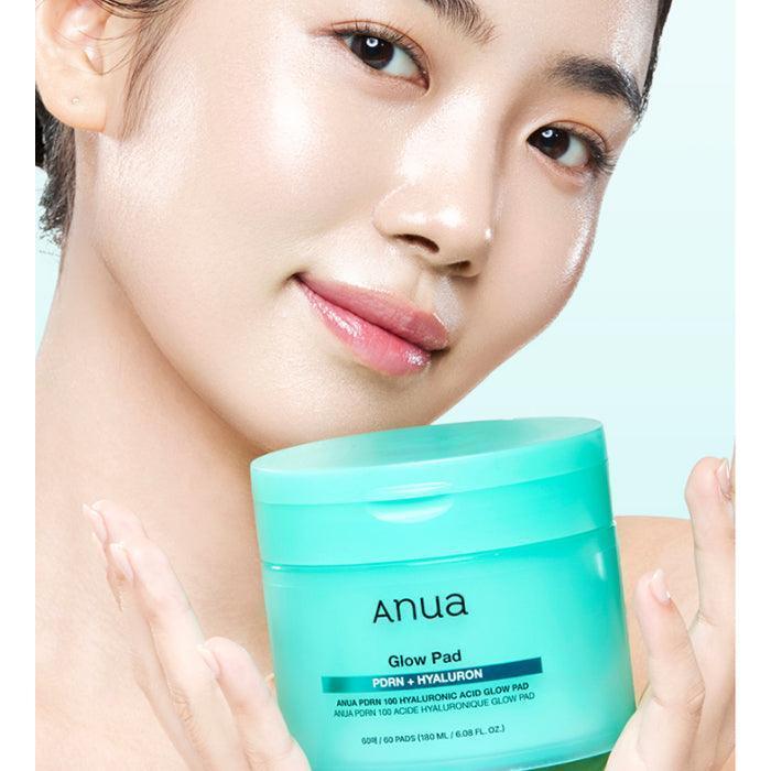 [Anua] PDRN 100 Hyaluronic Acid Glow Pad 180ml 60EA - Ballagrio