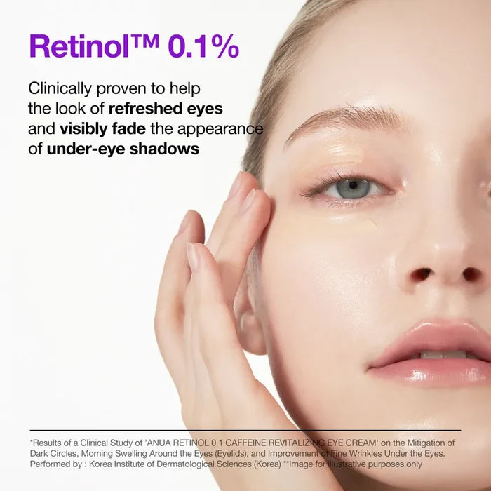 Anua Retinol 0.1 + Caffeine Revitalizing Eye Cream 30g