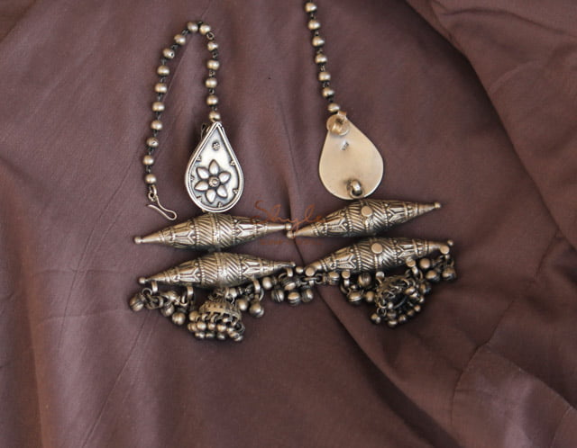 Anvaya Intricate Motif Statement Jhumki