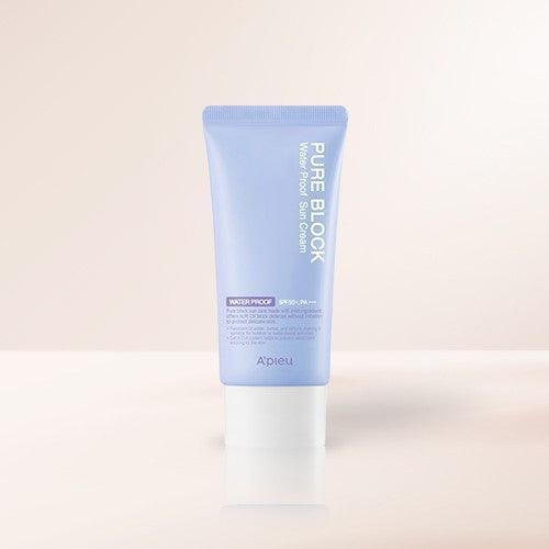 [Apieu] Pure Block Natural Waterproof Sun Cream SPF 50+ PA+++ 50ml Apieu