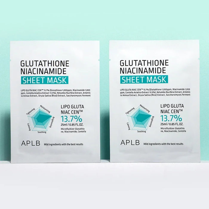 [APLB] Glutathione + Niacinamide Sheet Mask 25ml*10EA - Ballagrio