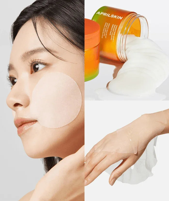 [APRILSKIN] Carrotene IPMP™ Instant Calming Serum Pads 220ml 80EA - Ballagrio