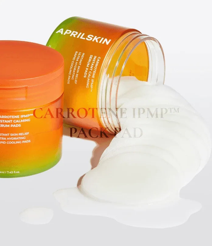[APRILSKIN] Carrotene IPMP™ Instant Calming Serum Pads 220ml 80EA - Ballagrio