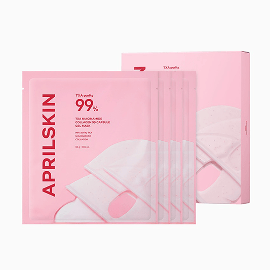 [APRILSKIN] TXA Niacinamide Collagen 99 Capsule Gel Mask 30g*4EA - Ballagrio
