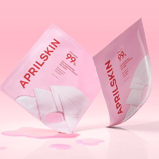 [APRILSKIN] TXA Niacinamide Collagen 99 Capsule Gel Mask 30g*4EA - Ballagrio