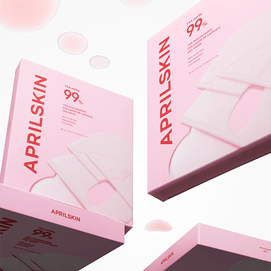 [APRILSKIN] TXA Niacinamide Collagen 99 Capsule Gel Mask 30g*4EA - Ballagrio