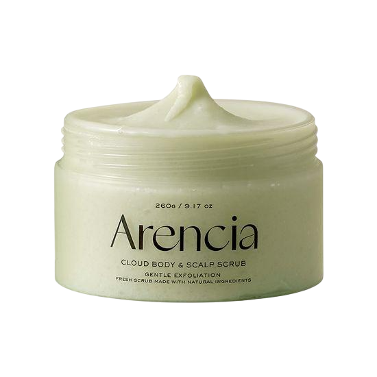 Arencia Fresh Cloud Body & Scalp Scrub White Tea & Neroli 260g