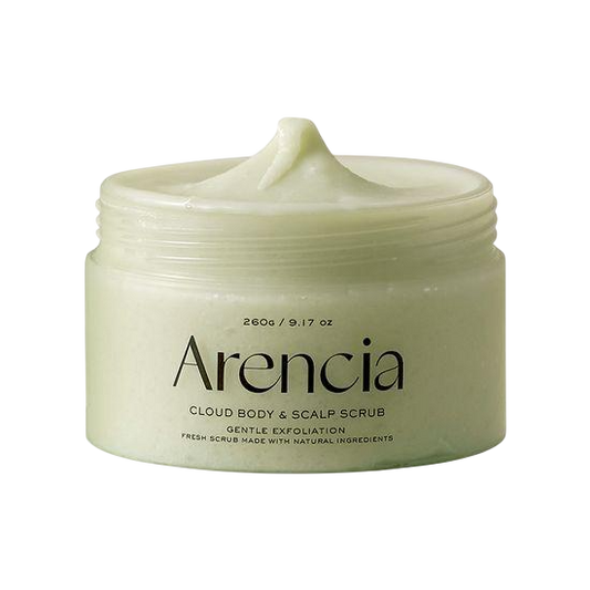 Arencia Fresh Cloud Body & Scalp Scrub White Tea & Neroli 260g
