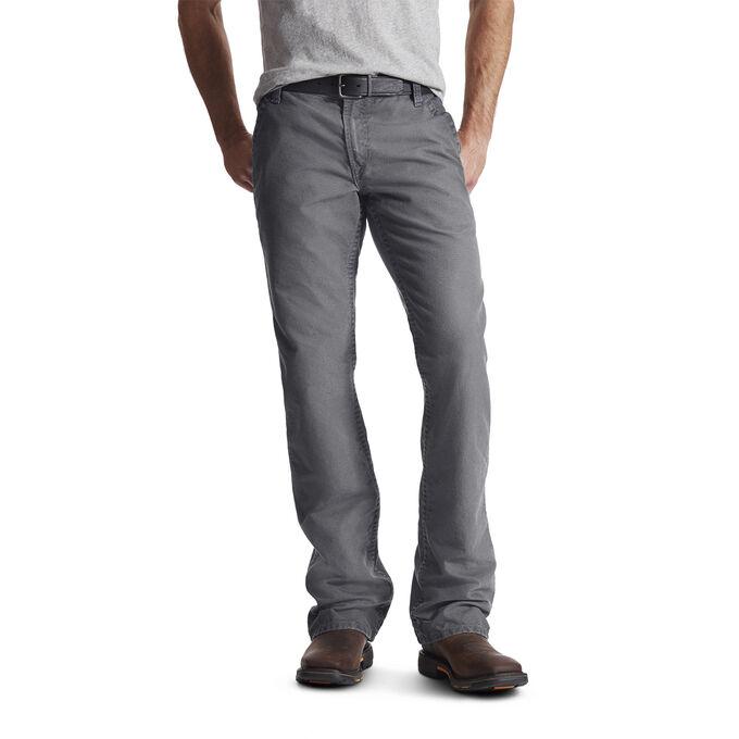 Ariat FR M4 Relaxed Workhorse Boot Cut Pant-Grey #10017226 - Ironworkergear