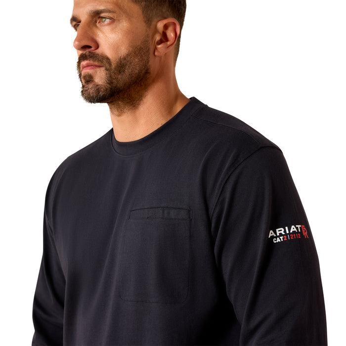 Ariat Men's FR Air Skull Long Sleeve T-Shirt Work Shirts Ariat