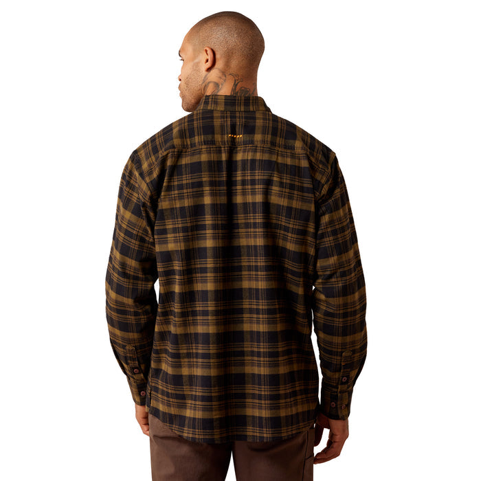 Ariat Men's Rebar Flannel Durastretch Long Sleeve Work Shirt Work Shirts Ariat