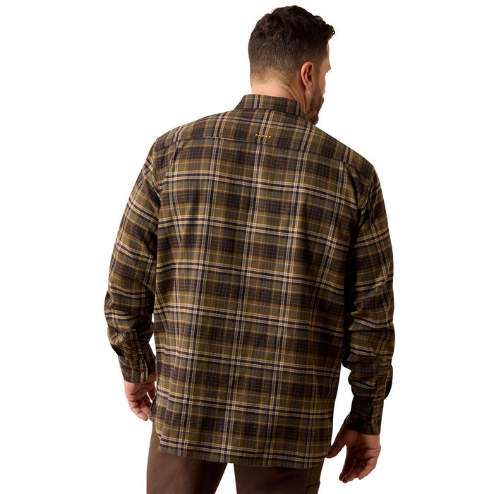 Ariat Men's Rebar Flannel Durastretch Long Sleeve Work Shirt Work Shirts Ariat
