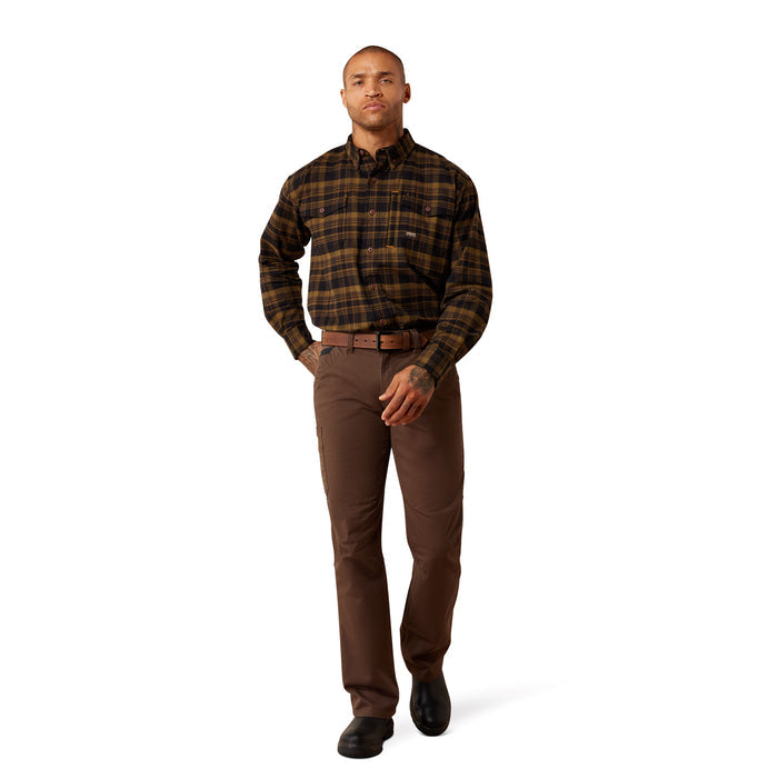Ariat Men's Rebar Flannel Durastretch Long Sleeve Work Shirt Work Shirts Ariat