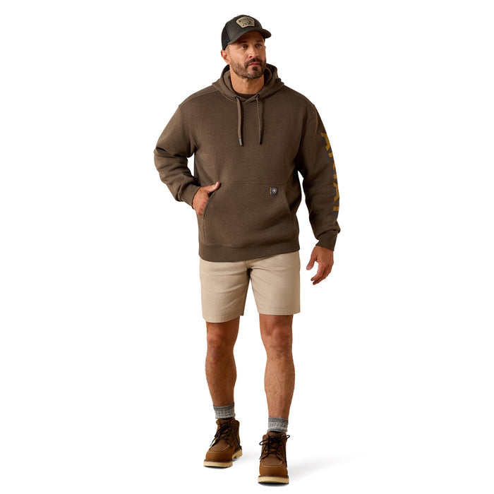 Ariat Men's Rebar Lightweight Logo Hoodie Sweatshirts & Hoodies Ariat